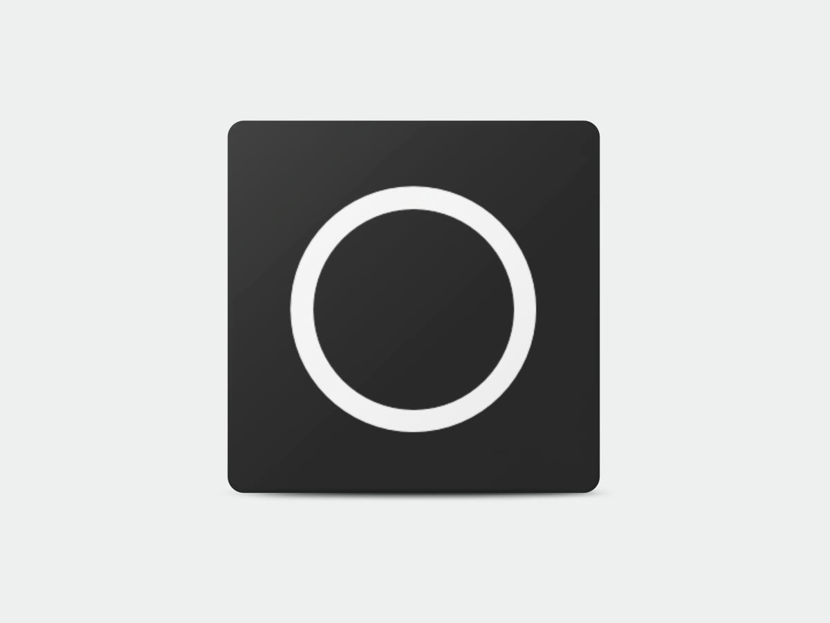 A black Square Tag